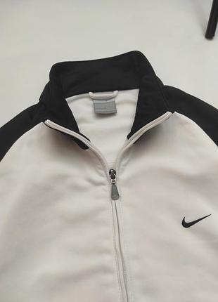 Олимпийка nike vintage 00s track jacket colourblock black/white ☯️ 4