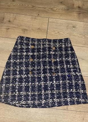 Твидовая юбка