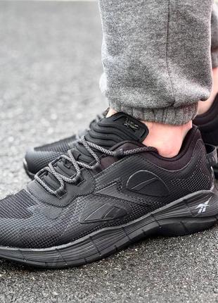 Мужские демисезонные кроссовки reebok Mujer черные