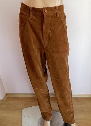 Чоловічі фірмові італійські штани під замшу/44/ brend norwiss стан нових