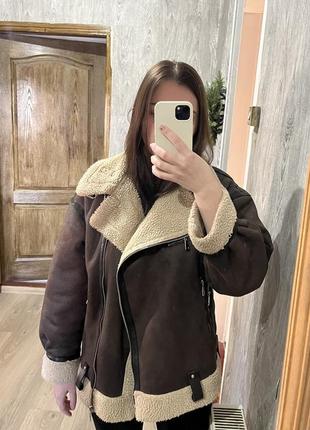 Дубленка zara