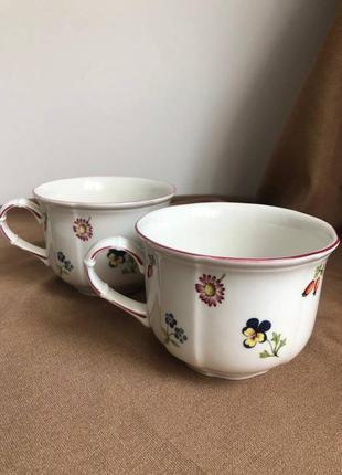 Чашка фарфоровая от villeroy & boch vilbofour petite fleur. нитечность