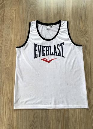 Чоловіча сітчаста спортивна майка з принтом everlast