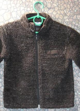 Флисовая кофта-(шубка)"brave boy" 4-5 лет