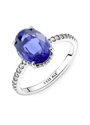 Серебряная кольца pandora блестящий ореол