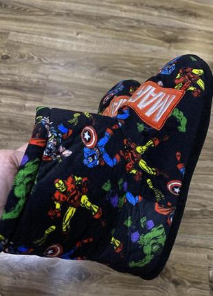Тапки, тапочки, капці marvel для хлопчика7 фото