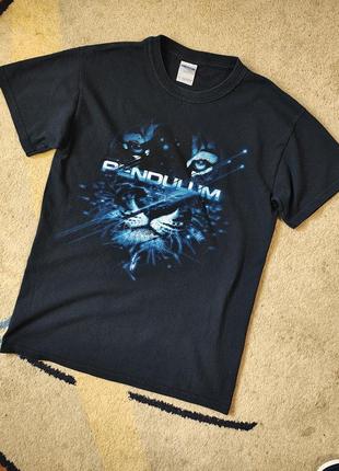 Pendulum мерч футболка мужской размер s винтаж 2000-2010 gildan heavy cotton d&b dub step electronic rock