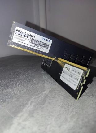 Оперативна пам’ять ddr4 4 гб 2400 мгц (patriot і geil)