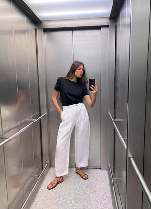 Лляні штани zara