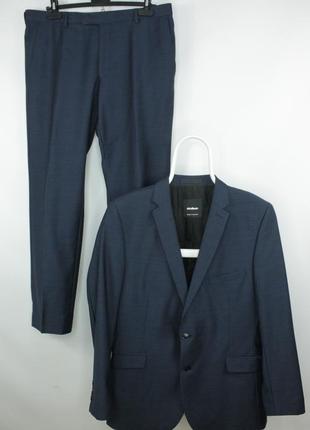 Стильный формальный костюм strellson allen mercer super 110's wool blend slim fit formal men's suit