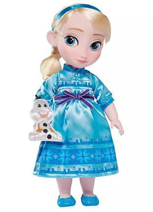 Лялька маля ельза холодне серце 40 см - frozen 2, disney animators' collection