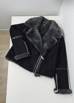 Дубленка zara хs