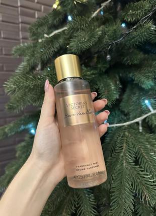 Спрей victoria secret bare vanilla, мист для тела и волос