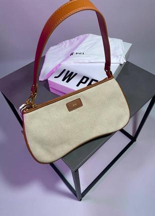 Jw pei eva shoulder handbag - beige canvas