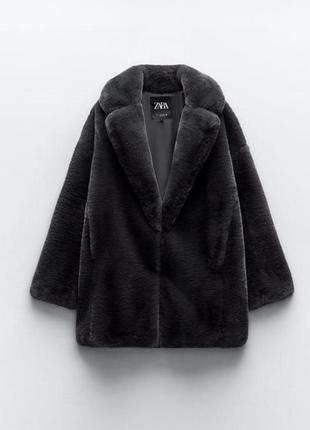 Шуба zara штучне хутро