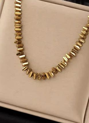 Ланцюжок кольє чокер золотий медичний сплав