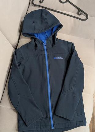 Куртка водо- и ветронепроницаемая mountain warehouse софтшелл soft shell 7-8 лет