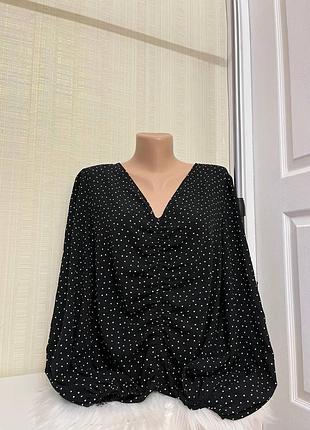 Великолепная блуза в горошек бренда peacocks