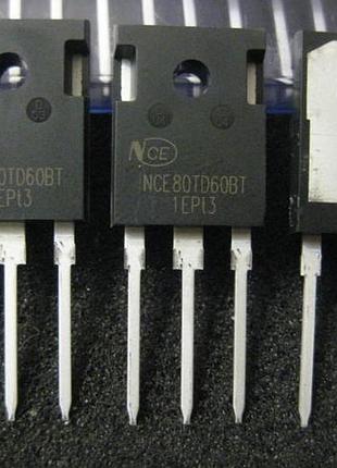 Igbt транзистор nce80td60bt to-247 оригінал
