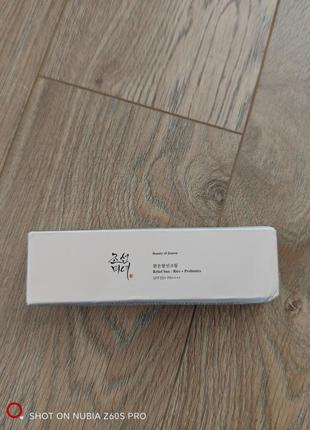 Beauty of joseon relief sun : rice + probiotics (spf50+ pa+) солнцезащитный крем