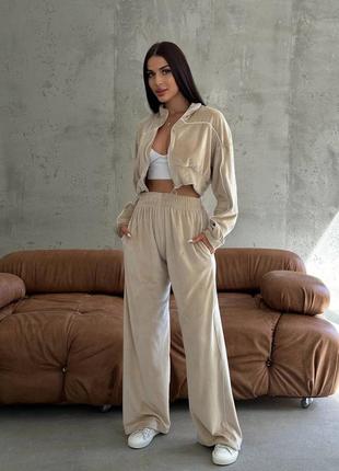 Костюм из плюшевого велюра ❤️