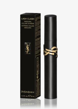 Туш для екстремального об'єму вій saint laurent silver charm necklace lash clash extreme volume mascara 9мл (3614273601092)
