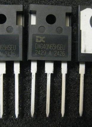 Igbt транзистор dxg40n65hseu to-247 оригінал