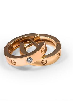 Женские золотые серьги с бриллиантами4 фото