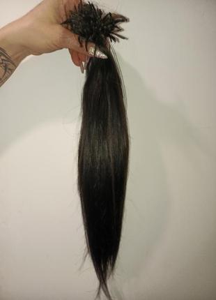 Натуральне словʼянське волосся , колір чорний