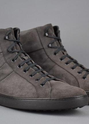 Tods high top черевики кросівки хайтопи чоловічі замша шкіра. італія. оригінал. 43-44 р./29 см.