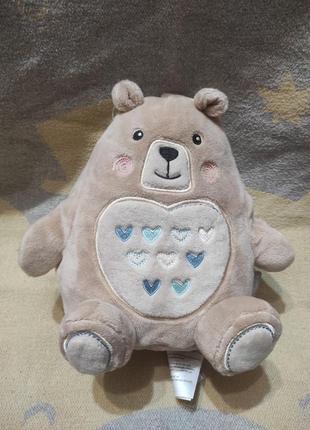 Ночник белый шум Tommee tippee bennie the bear rechargeable beige