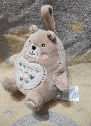 Ночник белый шум Tommee tippee bennie the bear rechargeable beige