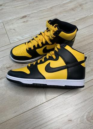 Мужские высокие кроссовки nike dunk