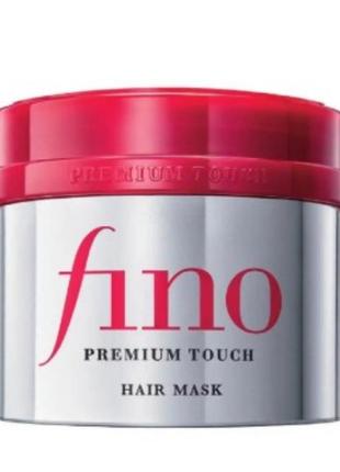 Поживна маска, що відновлює, для волосся з маточним молочком fino premium touch hair mask 230g