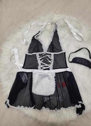Комплект  "горничная" love&honey p.onesize