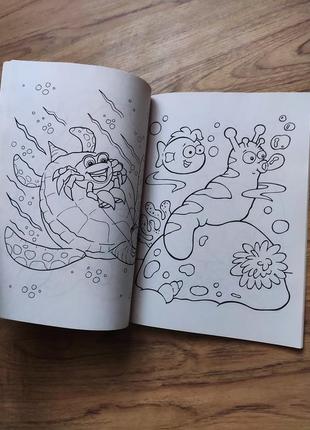 Дитяча розмальовка jumbo activity & colouring book usa гарні малюнки, є цікаві завдання , англійська