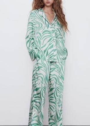 Сорочка сатинова zara