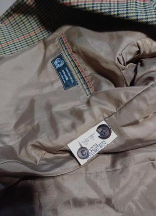 Плечи 37 см vintage distinctive of england pure new wool пиджак made in england size 12 8
