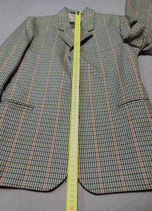 Плечи 37 см vintage distinctive of england pure new wool пиджак made in england size 12 4