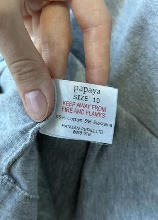 Лонгслив серый papaya 4