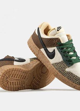Кроссовки nike sb dunk low safari 2