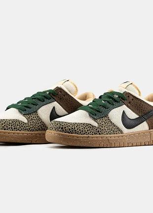 Кроссовки nike sb dunk low safari 3