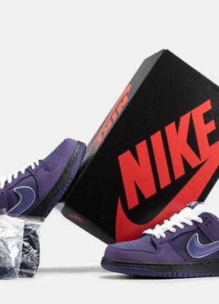 Кроссовки nike sb dunk low purple lobster