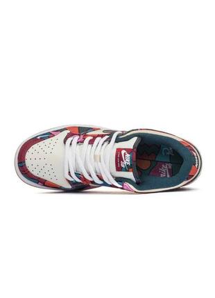 Кросівки nike sb dunk low parra multi color 6