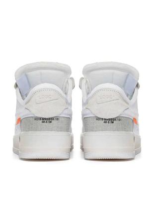 Кроссовки nike air force 1 off-white white 8