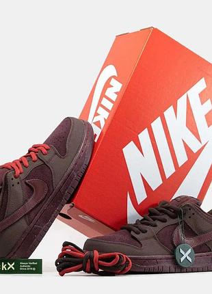 Кросівки nike sb dunk low x louis vuitton grey Walk red