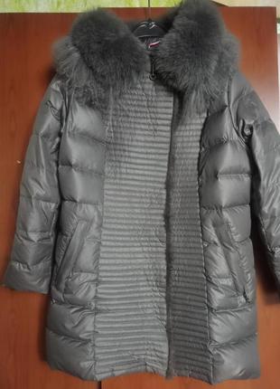 Натуральный пуховик, пух+перо, 50-52-54р.