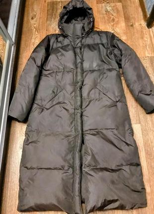 Zara пуховое пальто пуховик