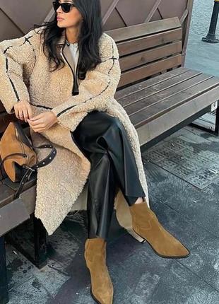Шуба, пальто, шубка тедди h&m3 фото