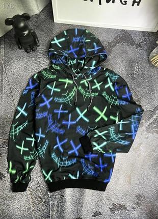 Чорний чоловічий худі. 6-176